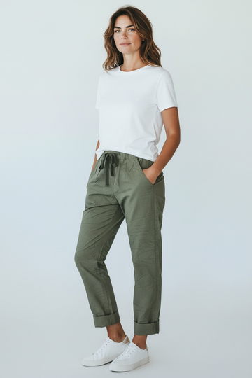 Italian Joggers - Green