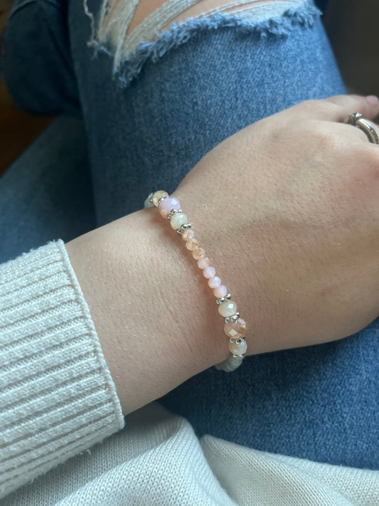 PINK & MYSTICAL STONE BRACELET