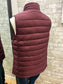 The Padded Vest with Zipper Pockets - Purple