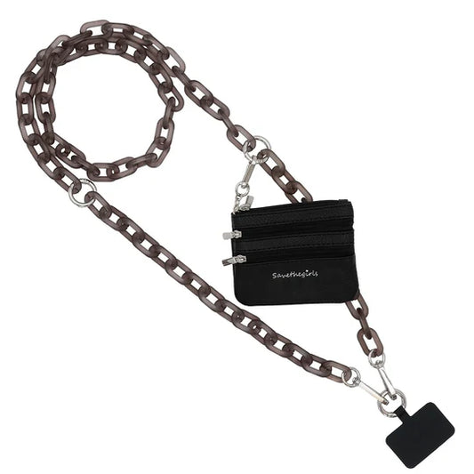 Save the Girls - Clip & Go - Ice Chain - Black