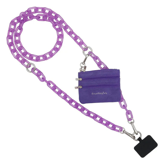 Save the Girls - Clip & Go - Ice Chain - Purple
