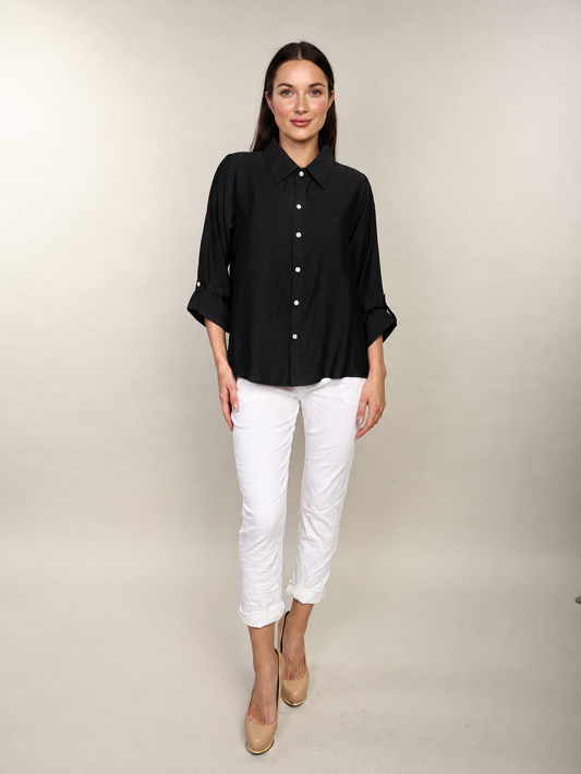 The Summer Blouse - Black