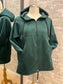 Vitesi - Hooded Bomber Jacket - Emerald Green