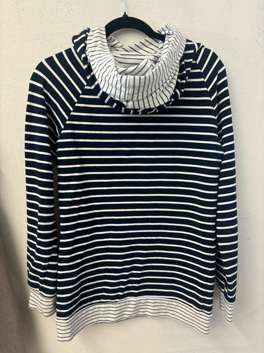 PRELOVED - AMPERSAND NAVY STRIPPED SWEATER