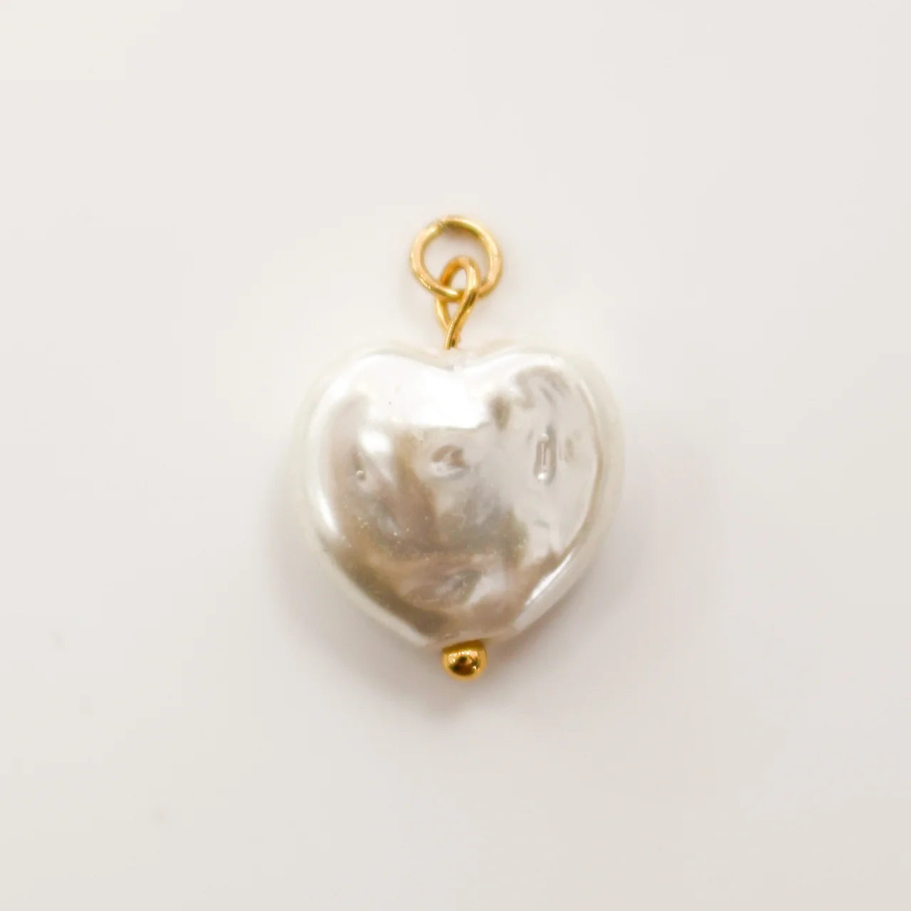 Charm - Heart Pearl