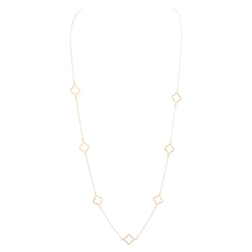 7001671 - Merx Long Single Cleef Necklace (Gold)