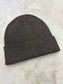 Ribbed Cuff Beanie - Brown