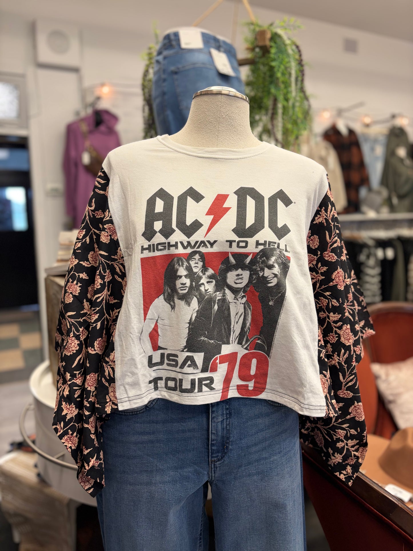 The Banded Pullover Top (AC/DC)