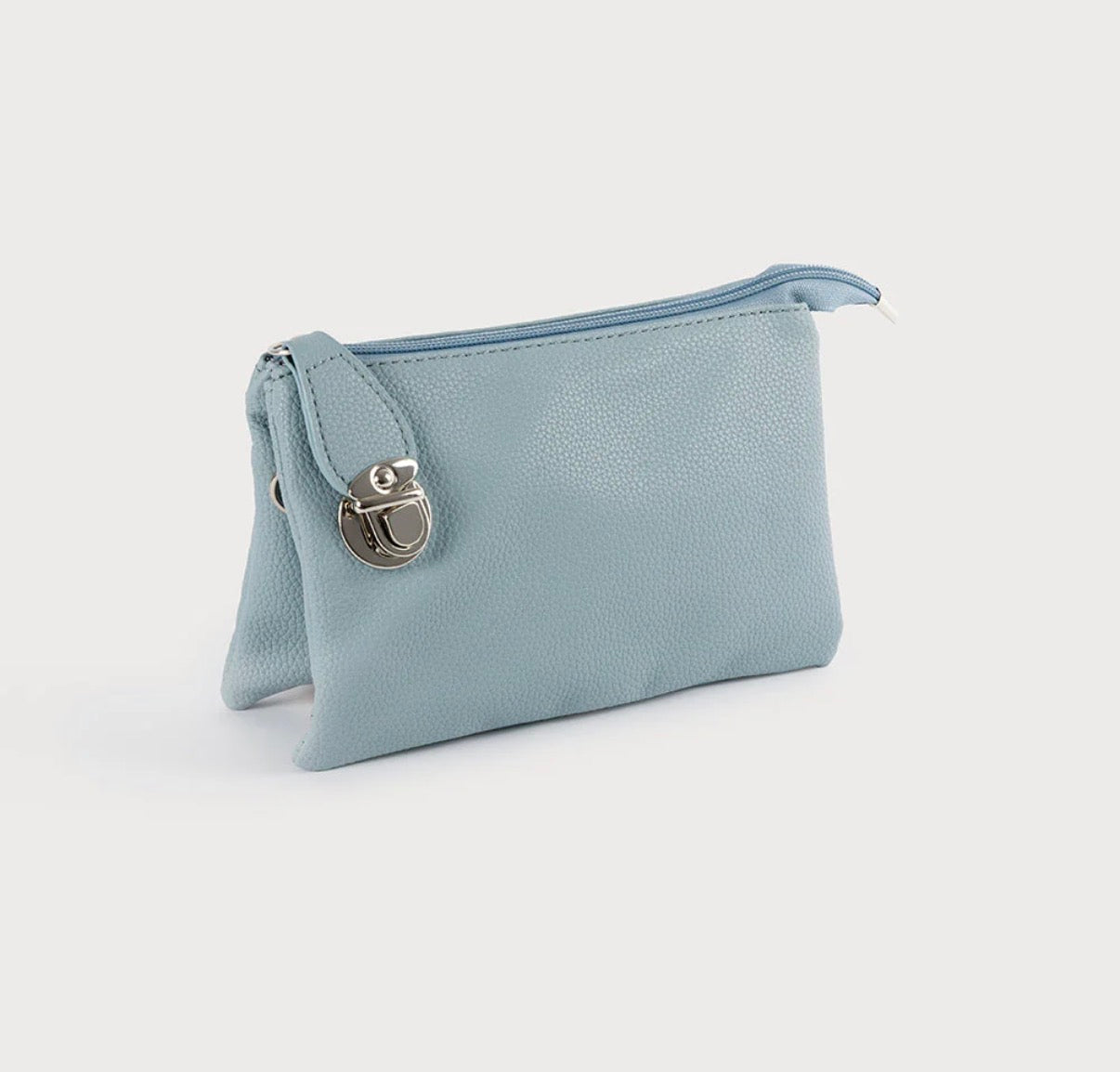 7012 - Triple Crossbody Bag - Blue