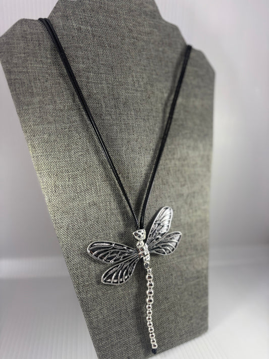 Long Dragonfly Necklace