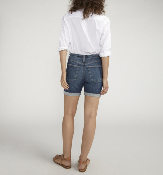 Silver Jeans - Sure thing long high rise jean shorts