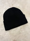 Ribbed Cuff Beanie - Black