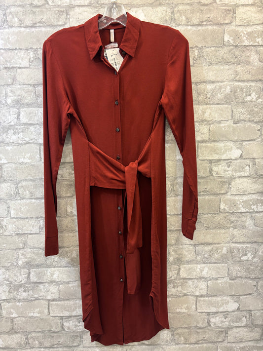 Lez n Lez Rust Long Sleeve Dress
