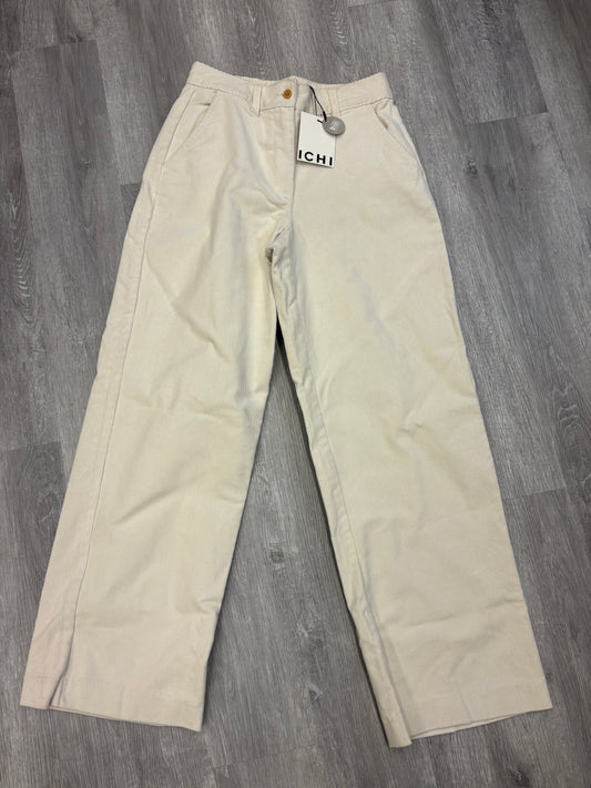 Ichi corduroy pants flare - cream