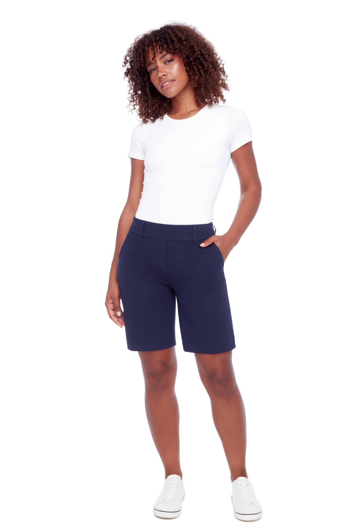 I love Tyler Madison Navy Julia Shorts