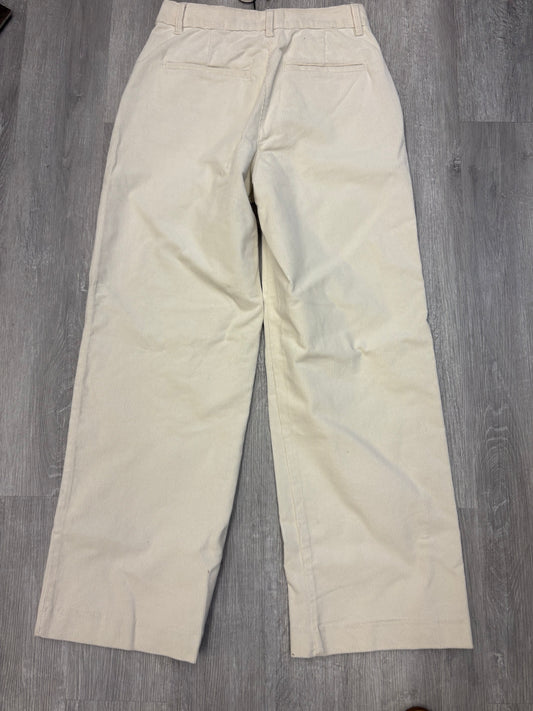 Ichi corduroy pants flare - cream