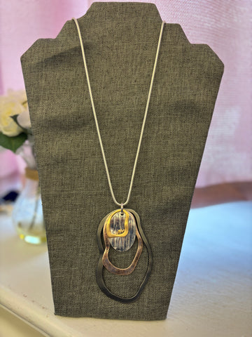 Abstract Trio Necklace
