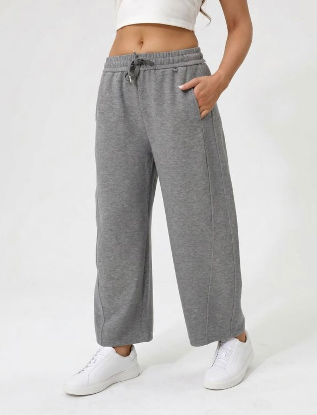 The Cori Barrel Joggers - Dark Charcoal