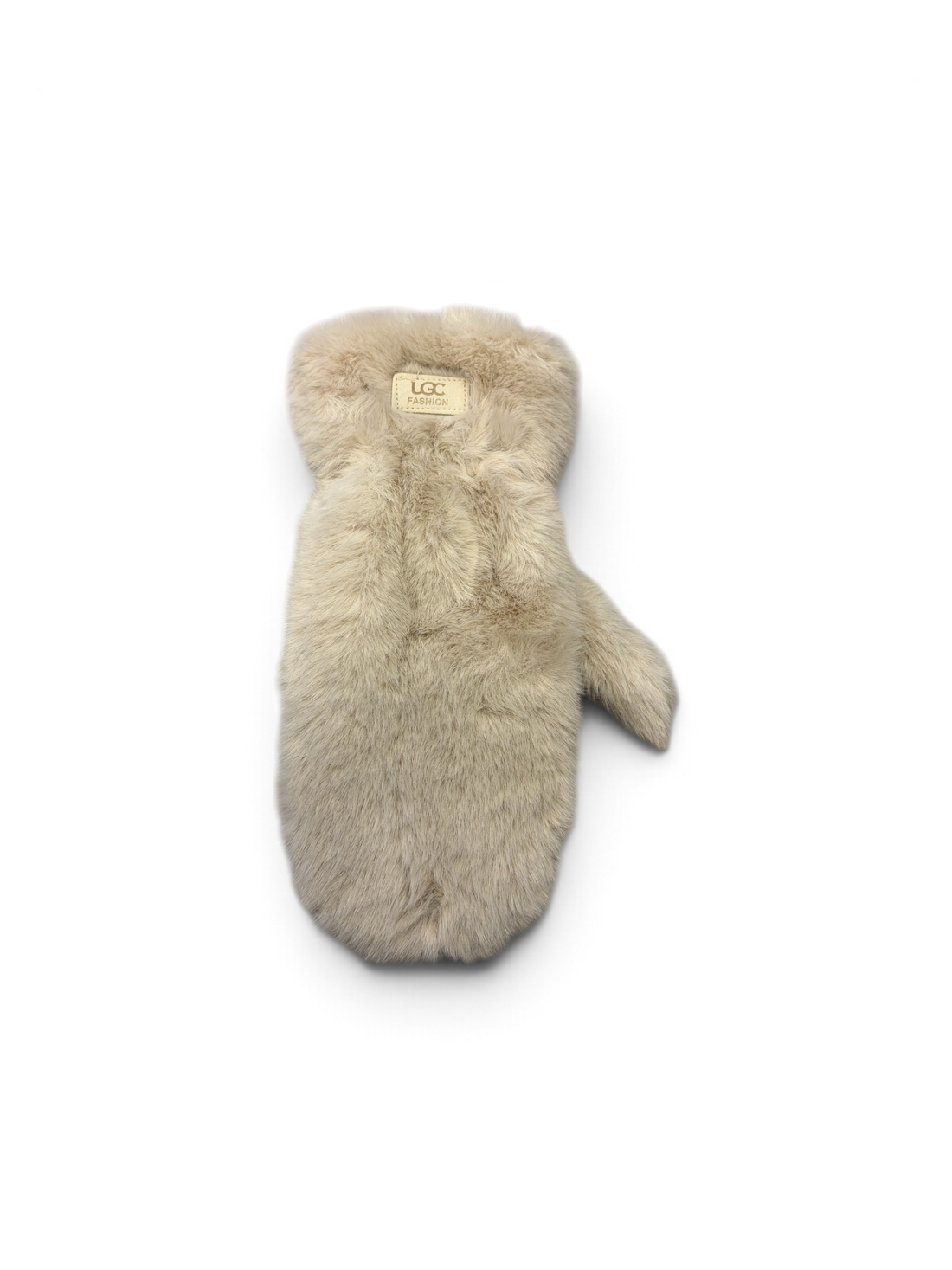 Faux Fur Mittens - Oat