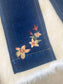 Charlie B - Flare Jeans with Floral Embroidery