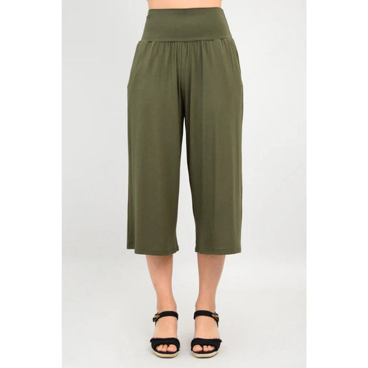 Gaylene Capri - Khaki