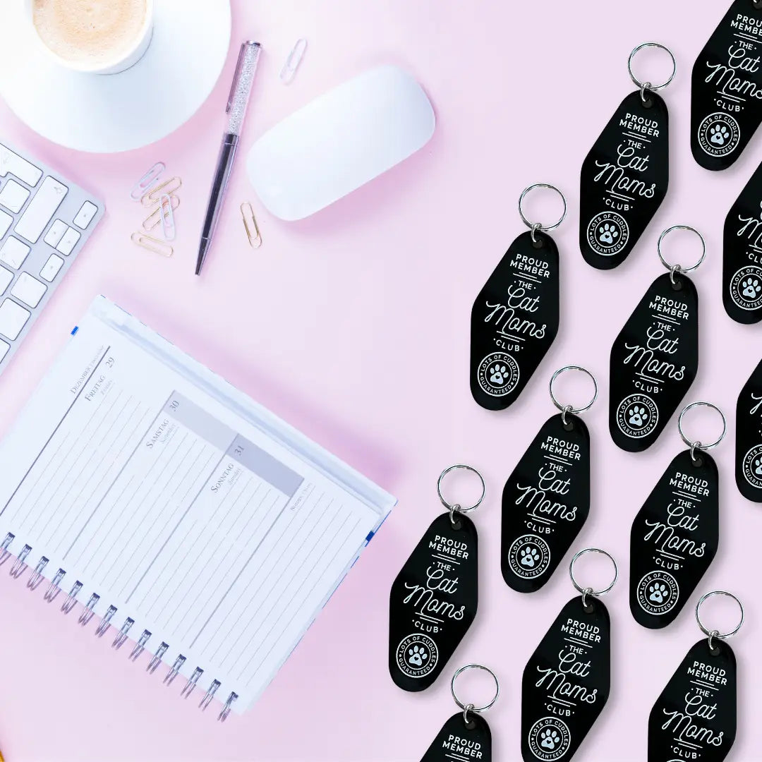 Cat Moms Club - Keychain