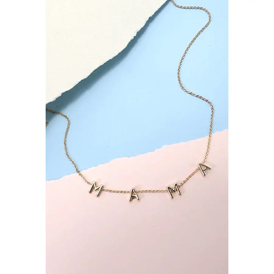 Mama Necklace - Gold