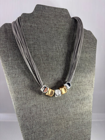 Magnetic Clasp Gold/Silver Necklace