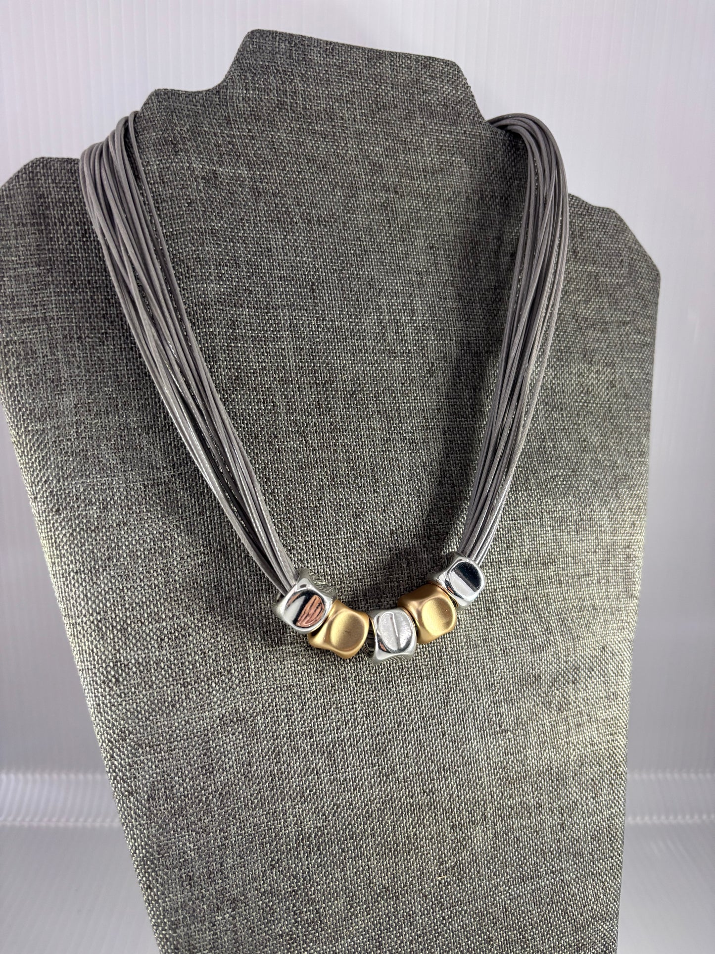 Magnetic Clasp Gold/Silver Necklace