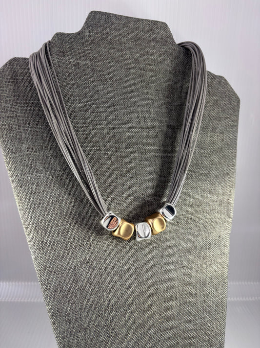 Magnetic Clasp Gold/Silver Necklace
