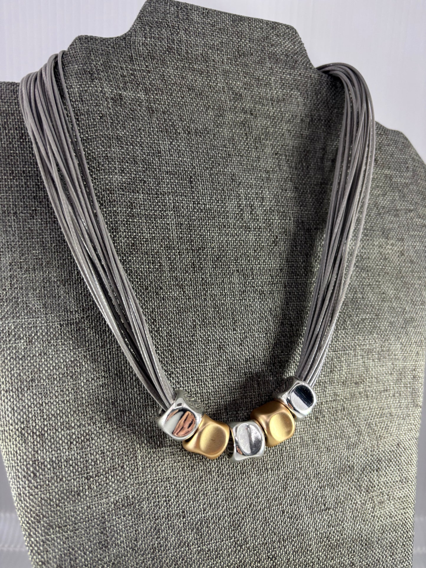 Magnetic Clasp Gold/Silver Necklace