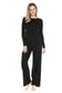 Buttery Soft Lounge Set (Black)