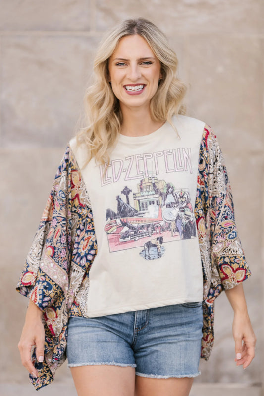 The Banded Pullover Top (Led Zeppelin)