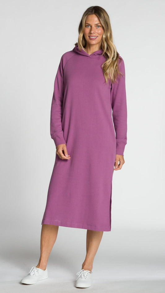 The Hooded Midi Sweater Dress