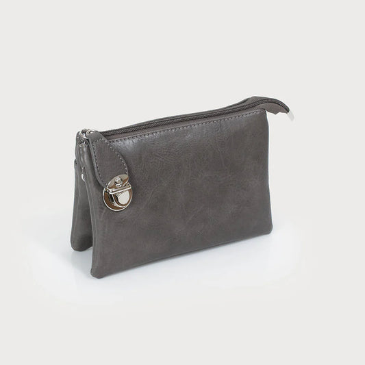 7012 - Triplet Crossbody Bag - Dark Grey