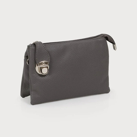 7012 - Triplet Crossbody Bag - Dark Grey
