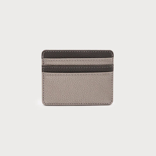 7171 - Small Card Holder with Six Slots - Gunmetal