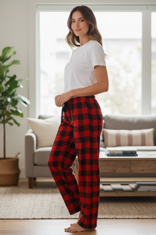 Black Friday - Buffalo Plaid Fleece Pants