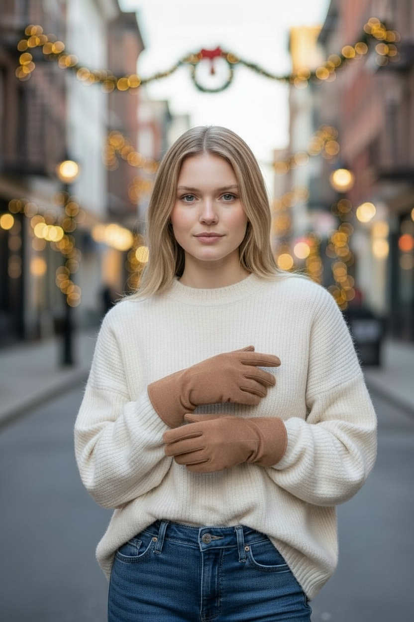 Suede Leather Gloves