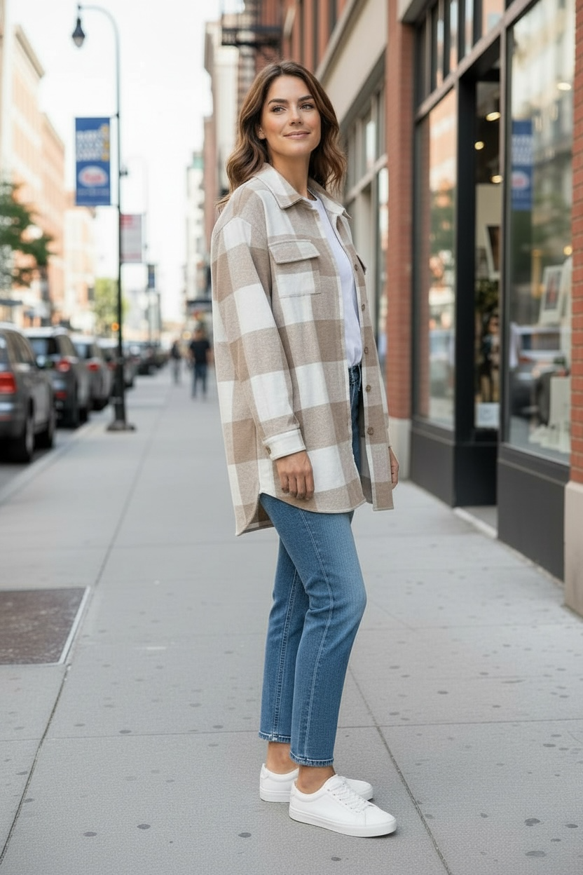 Black Friday - The Muskoka Long Shacket - Sand