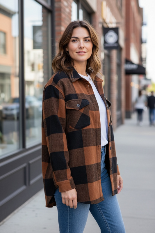 Black Friday - The Muskoka Shacket - Rust