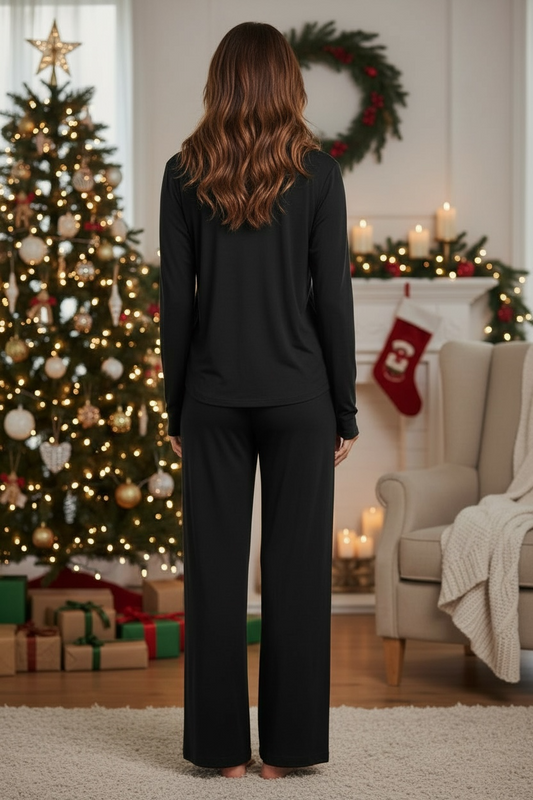 Buttery Soft Lounge Set (Black)