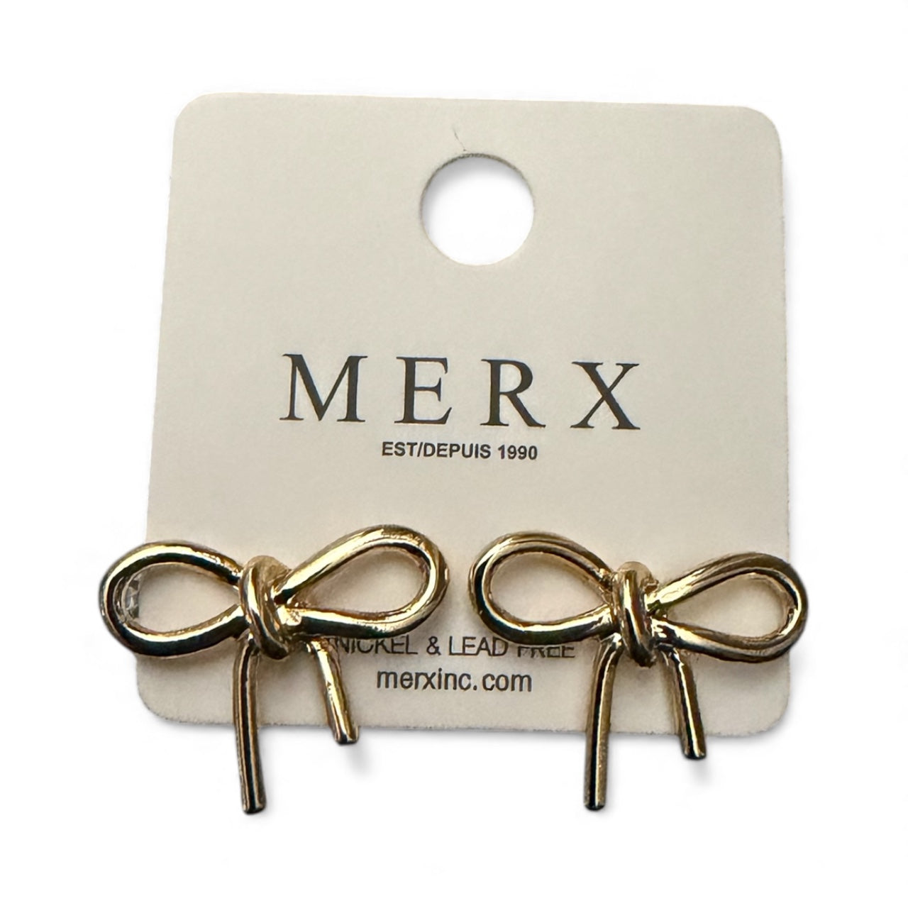 143481 - Merx Bow Earrings - Gold