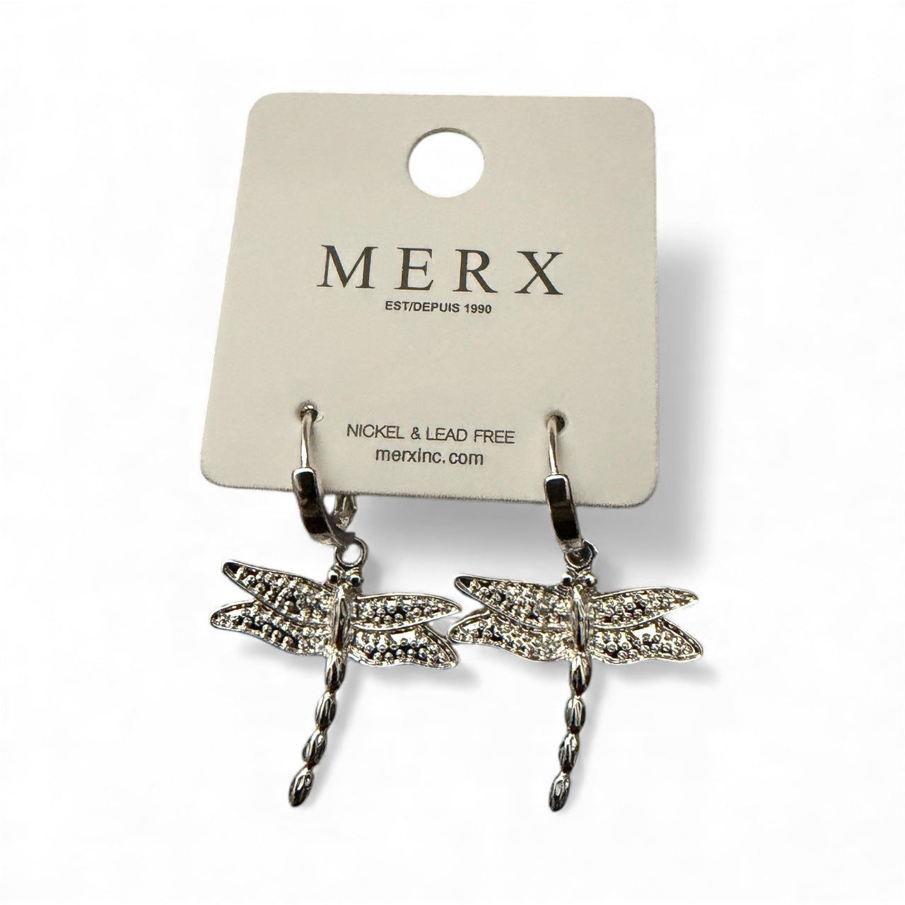 5689 - Merx Dragonfly Earrings - Silver