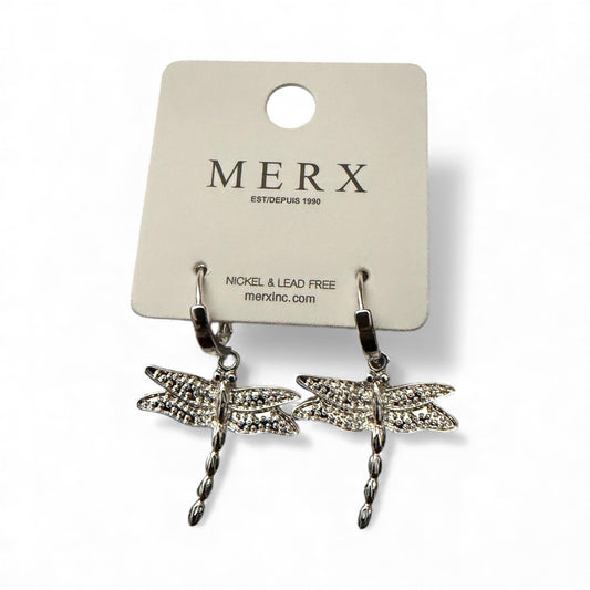 5689 - Merx Dragonfly Earrings - Silver