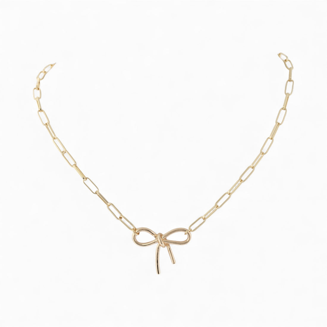 143481 - Merx Bow Necklace - Gold
