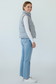 The Cora Knit Puffer Vest - Grey