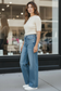 High Rise Wide Leg Jeans - Light