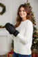 Puff Mittens - Black
