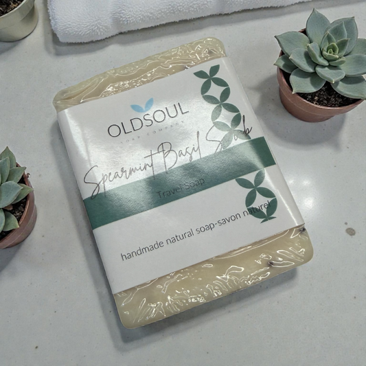 Mini Travel Soap - Spearmint Basil